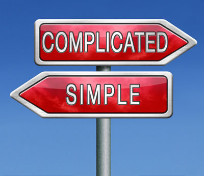 Complicated/simple